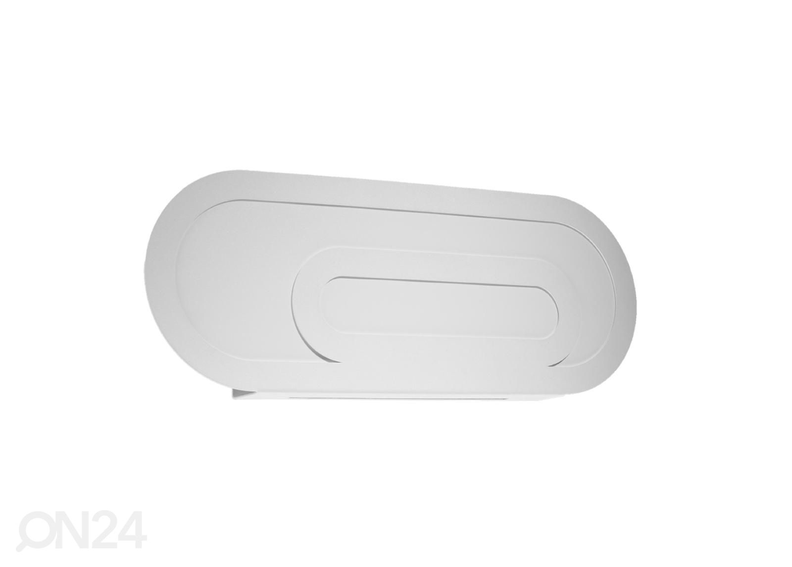 Seinalamp Saccon, valge suurendatud