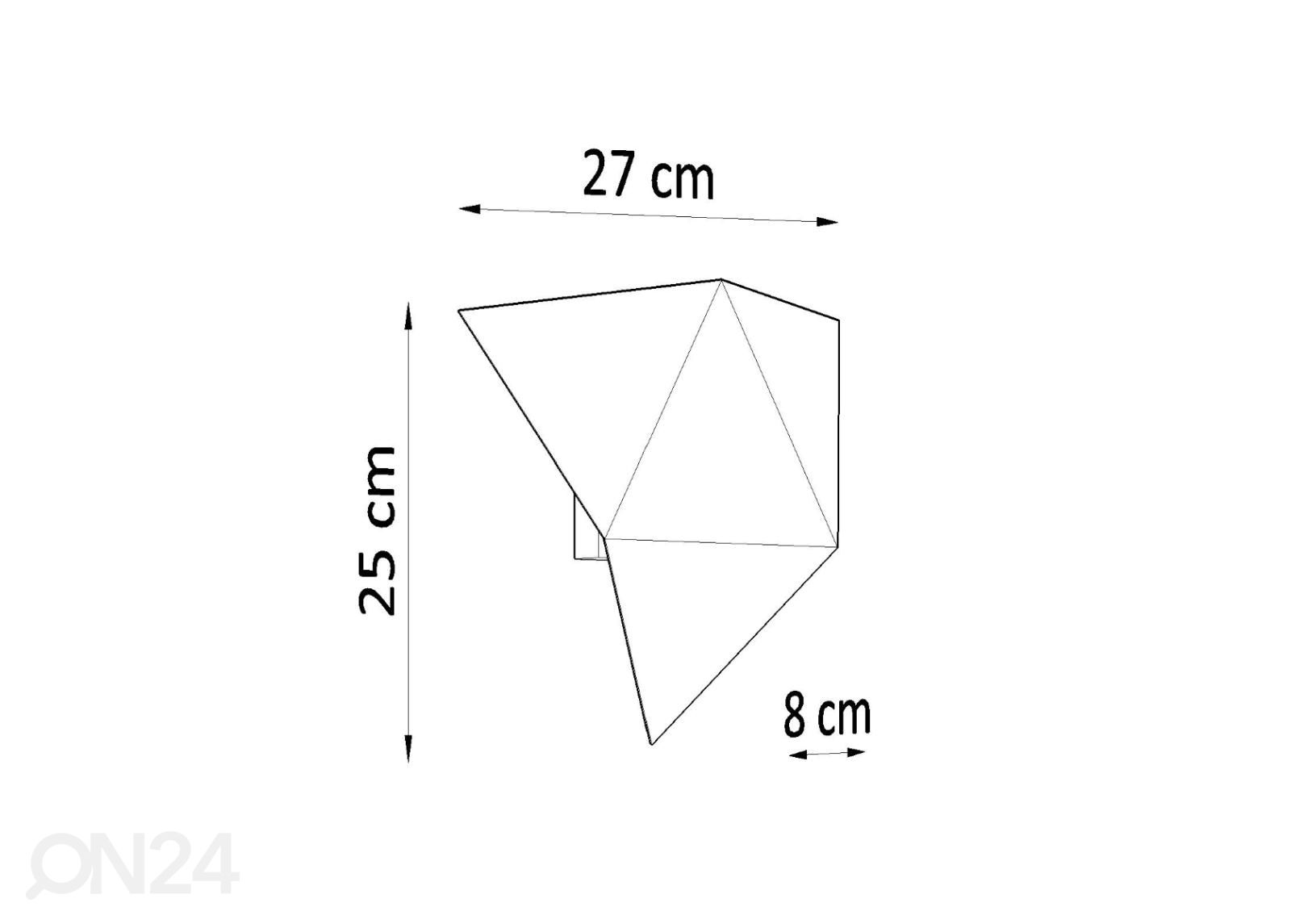 Seinalamp Solido suurendatud mõõdud