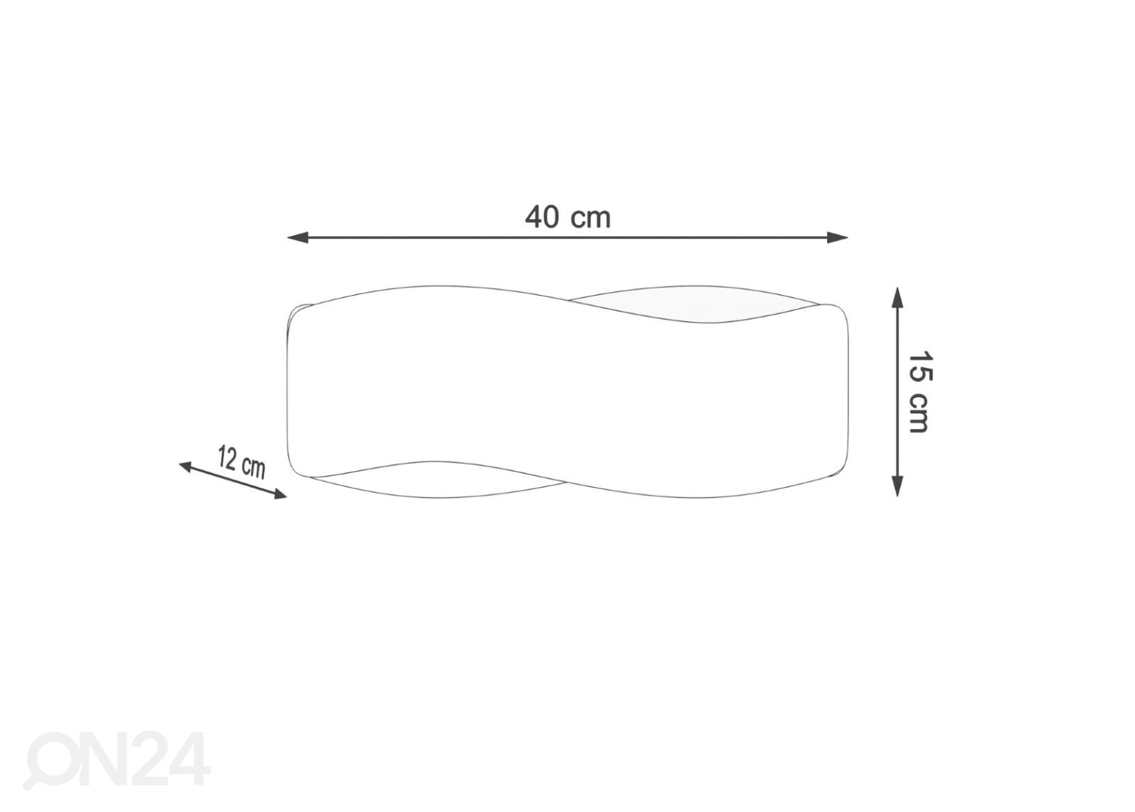 Seinalamp Tila 40 suurendatud mõõdud