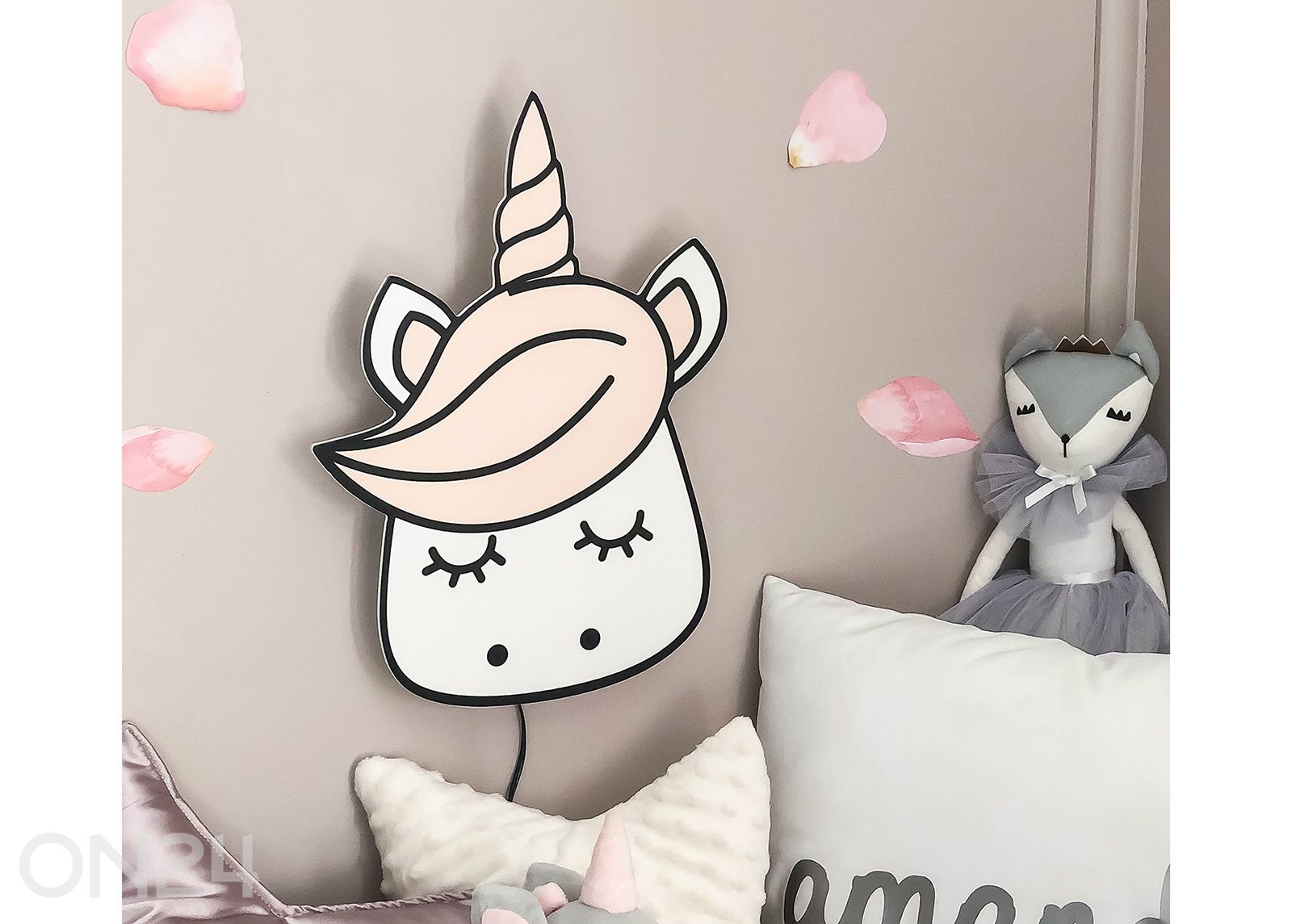 Seinalamp Unicorn suurendatud