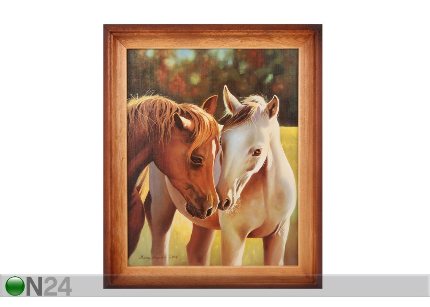 Seinamaal Hobused 30x36 cm suurendatud