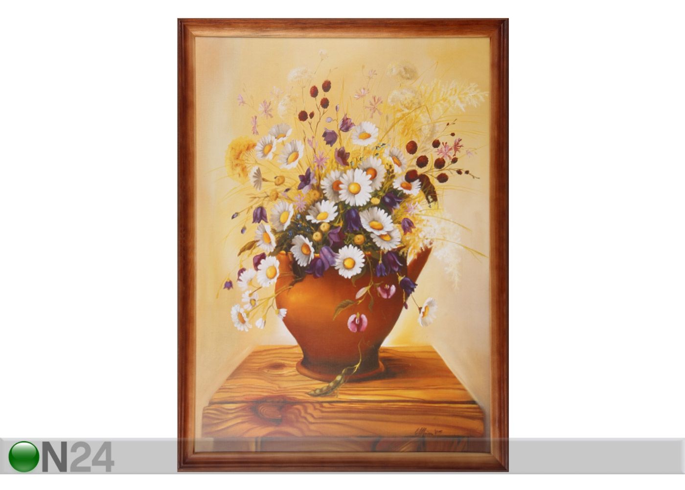 Seinamaal Lilled 56x76 cm suurendatud