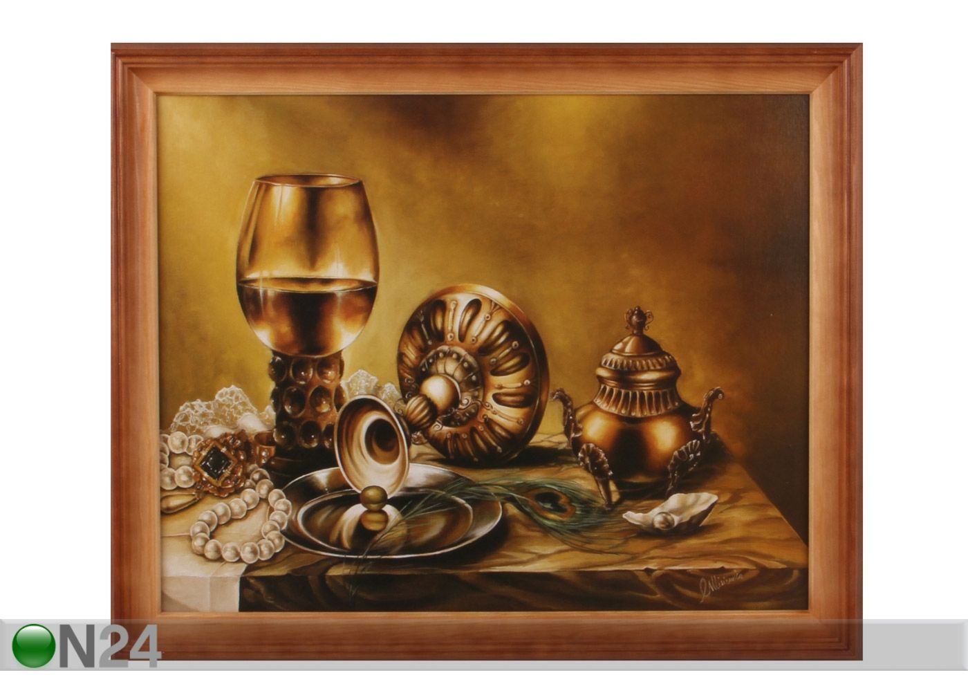 Seinamaal Natüürmort 46x56 cm suurendatud