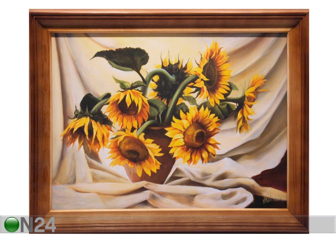 Seinamaal Päevalilled 36x46 cm suurendatud