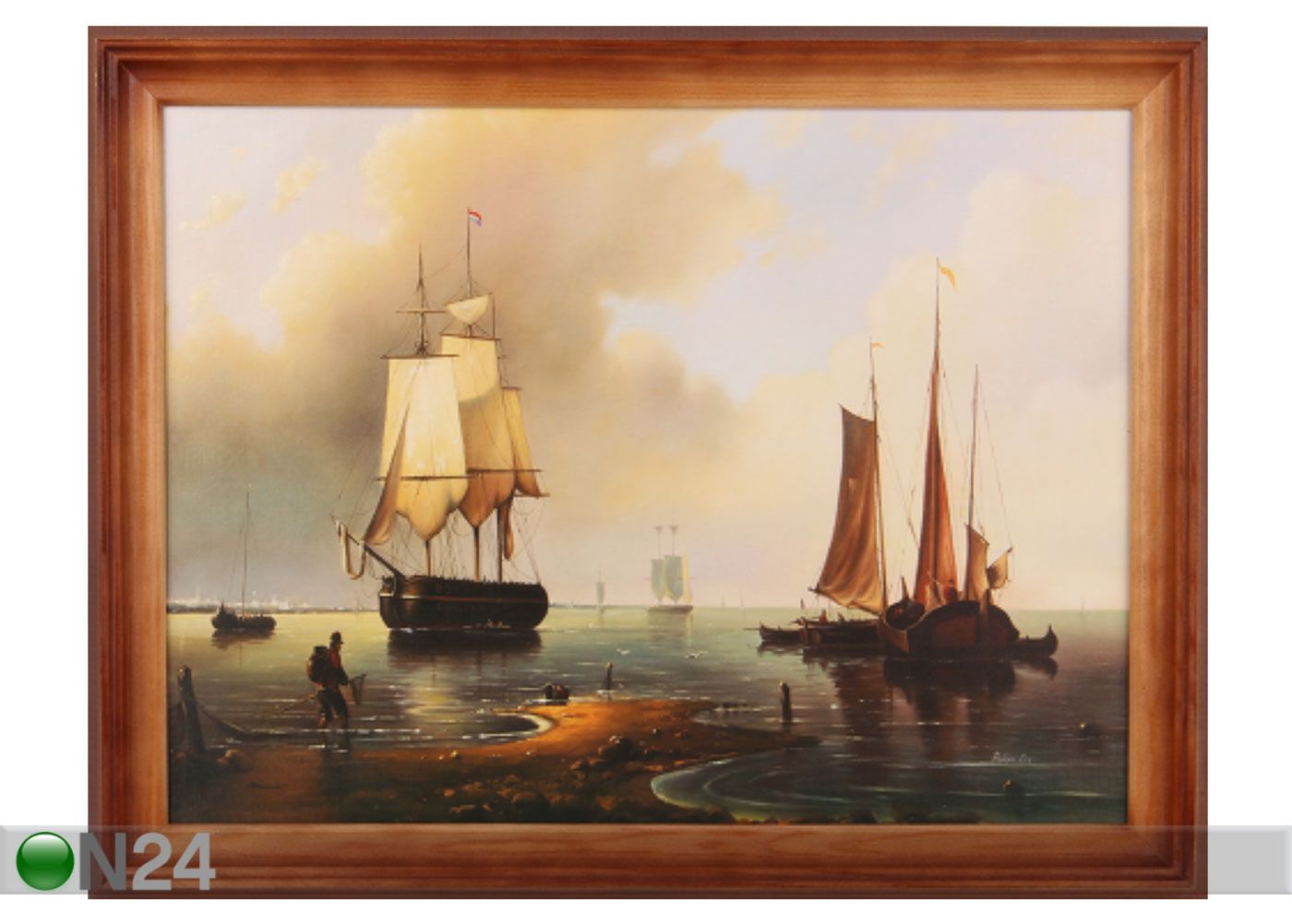 Seinamaal Purjekad 36x46 cm suurendatud