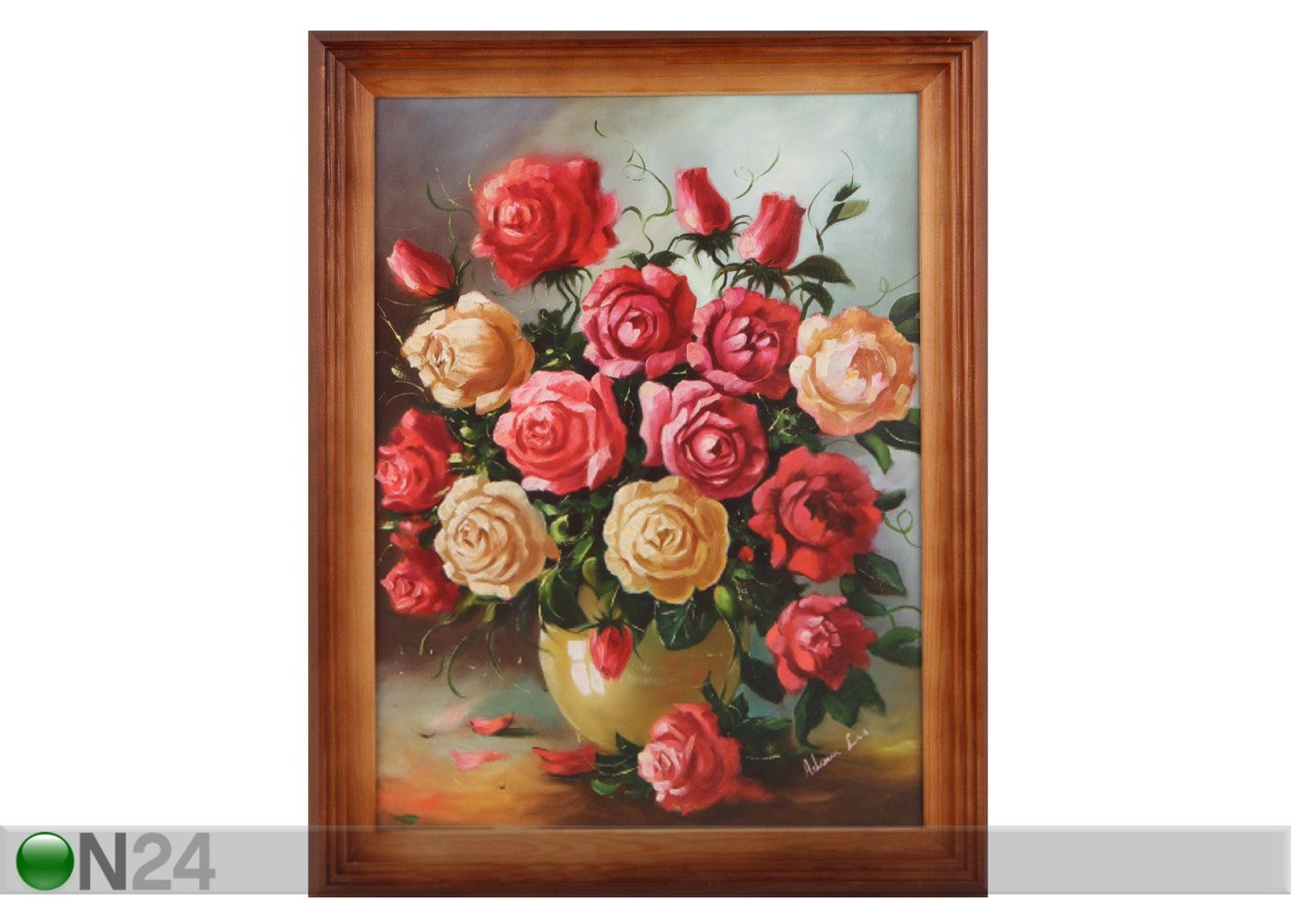 Seinamaal Roosid 36x46 cm suurendatud