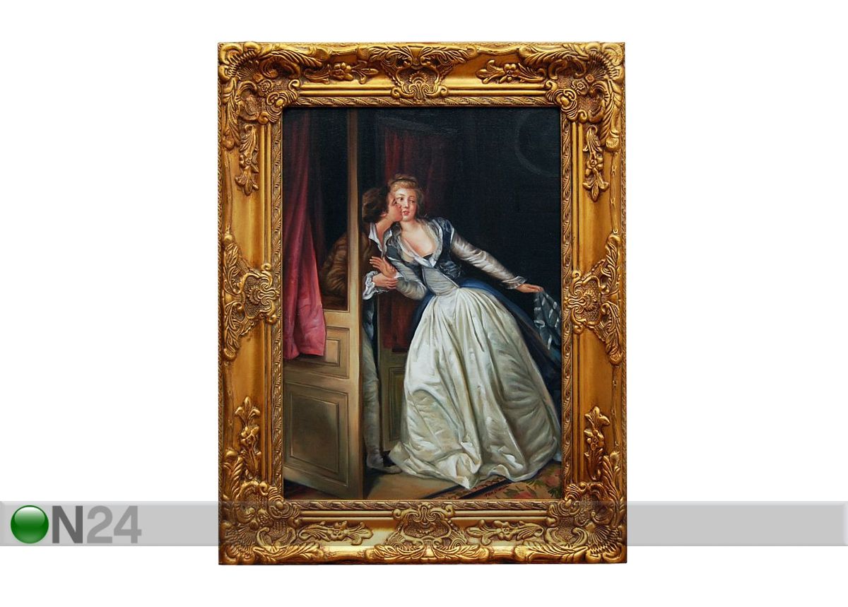 Seinamaal Salajane suudlus 72x92 cm suurendatud