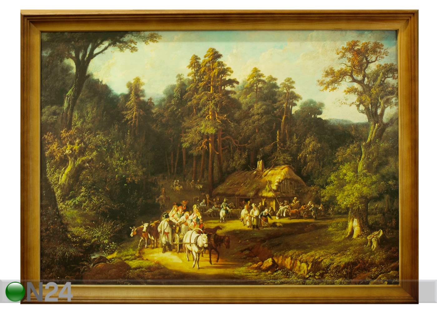 Seinamaal Talupojad 56x76 cm suurendatud