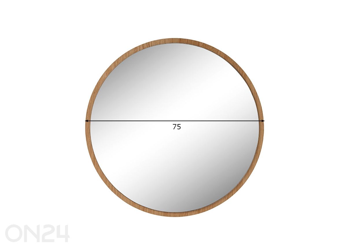 Seinapeegel Agra Ø 75 cm suurendatud mõõdud