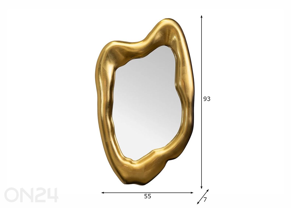 Seinapeegel Aura suurendatud mõõdud