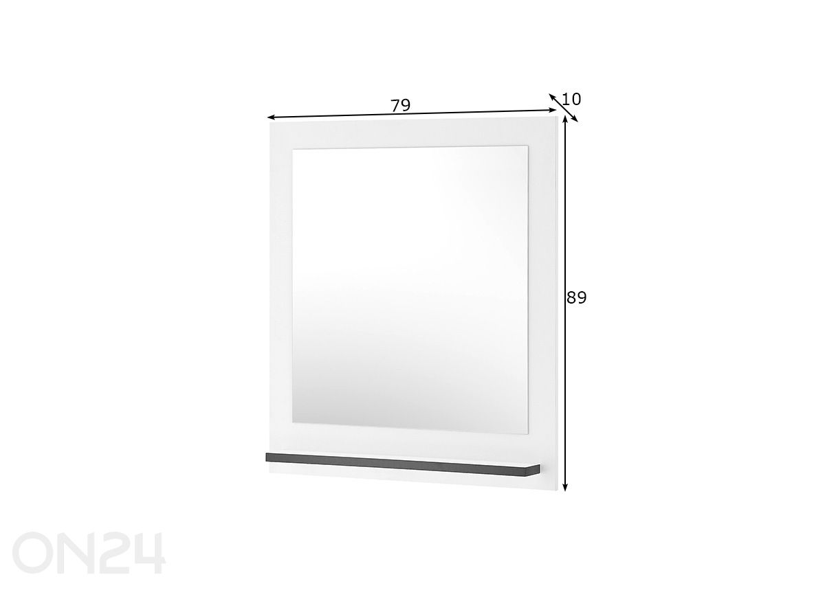 Seinapeegel Cantara suurendatud mõõdud