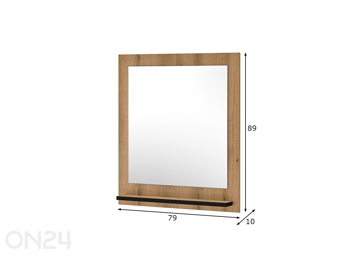 Seinapeegel Cantara suurendatud mõõdud