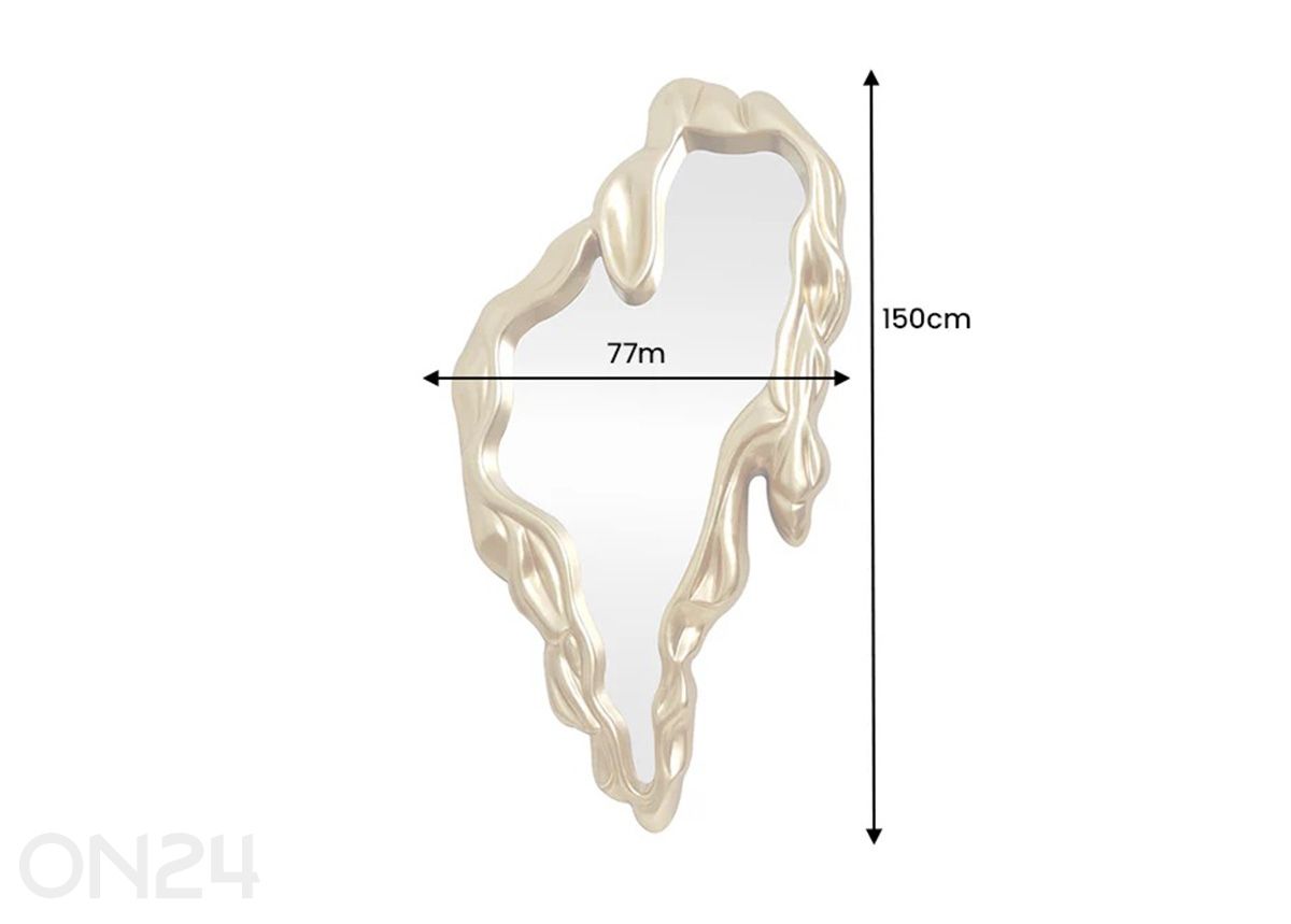 Seinapeegel Fluidum suurendatud mõõdud