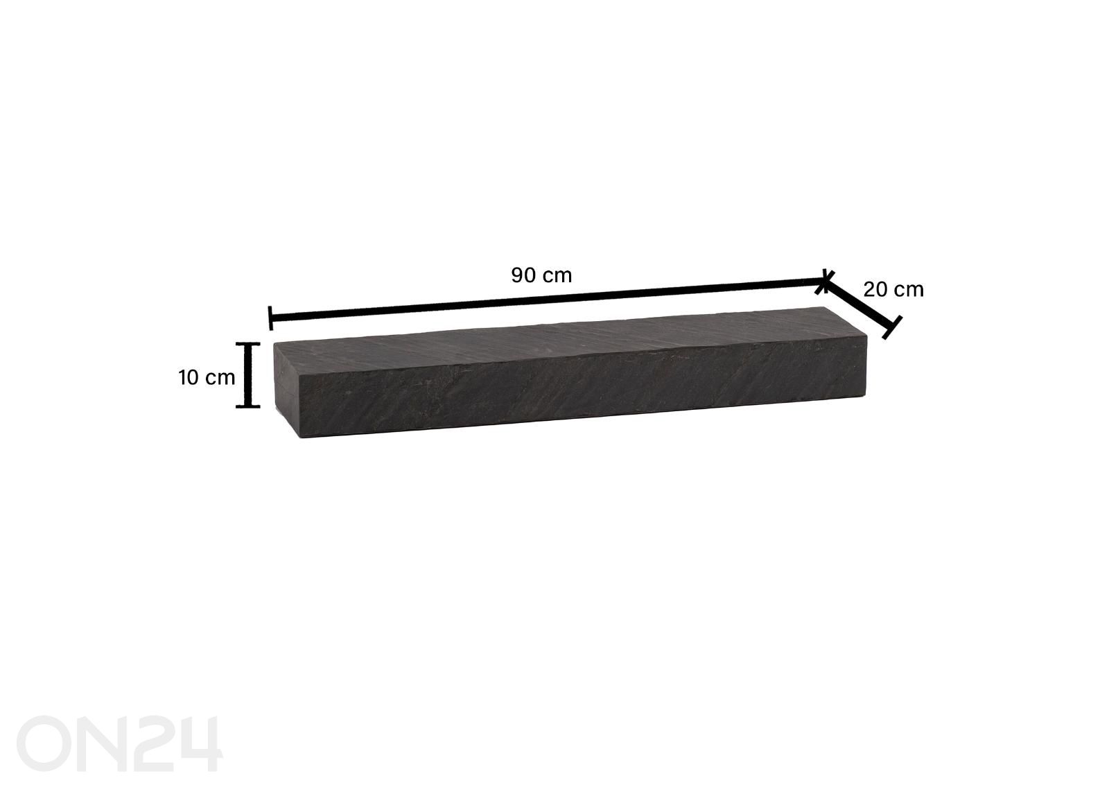 Seinariiul 20x90 cm suurendatud mõõdud
