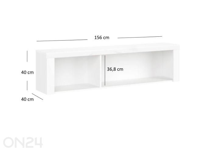 Seinariiul Lingo 156 cm suurendatud mõõdud