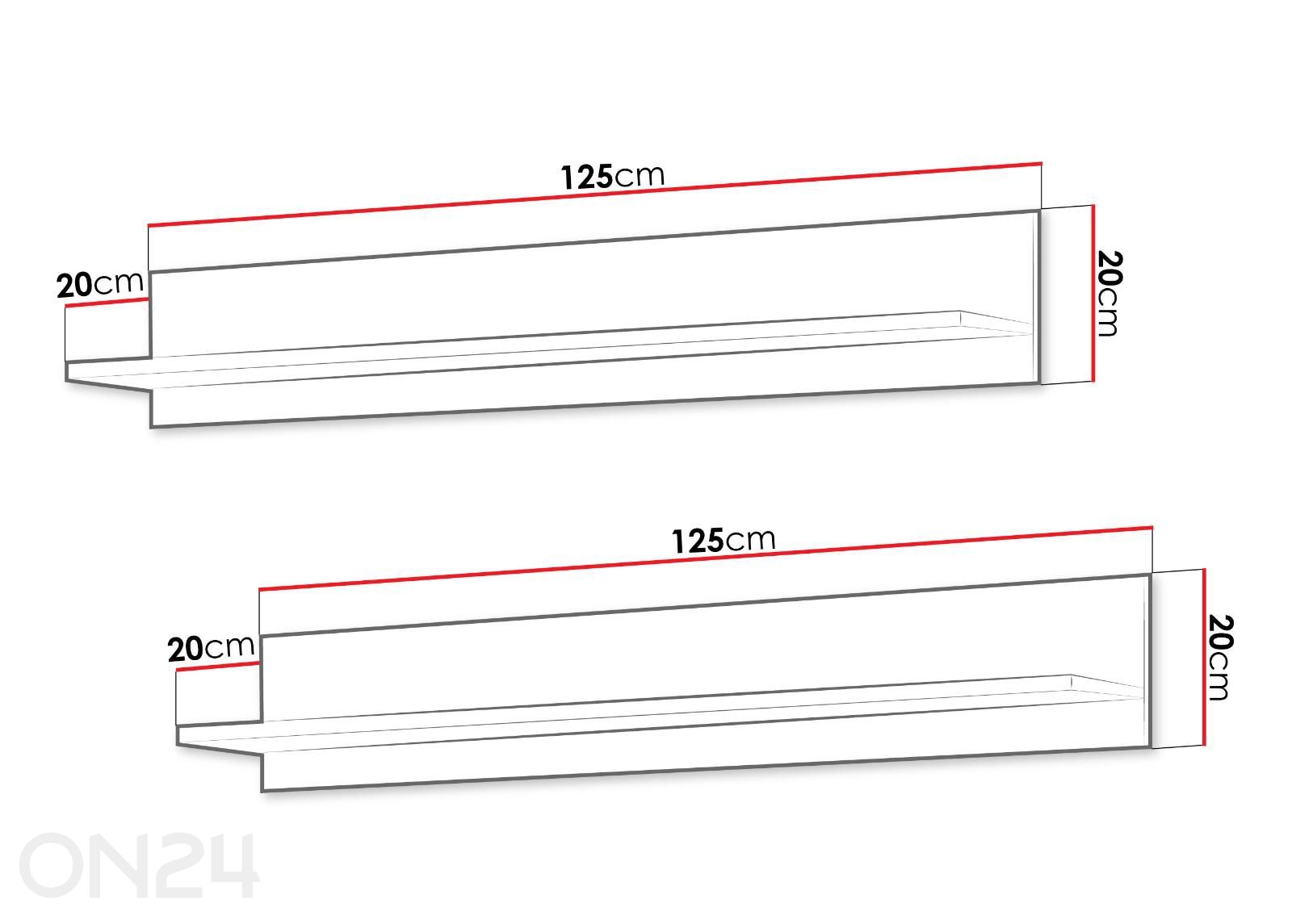 Seinariiul Soho, 2tk suurendatud mõõdud