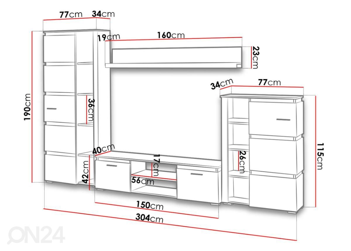 Sektsioon suurendatud mõõdud
