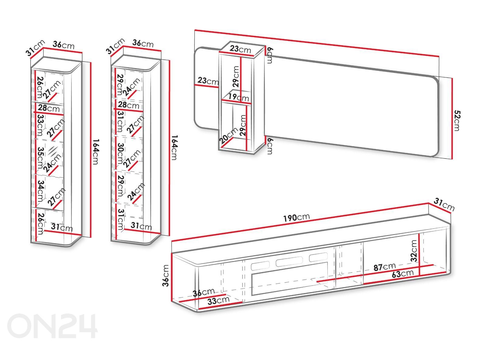Sektsioon Philippe VIII suurendatud mõõdud