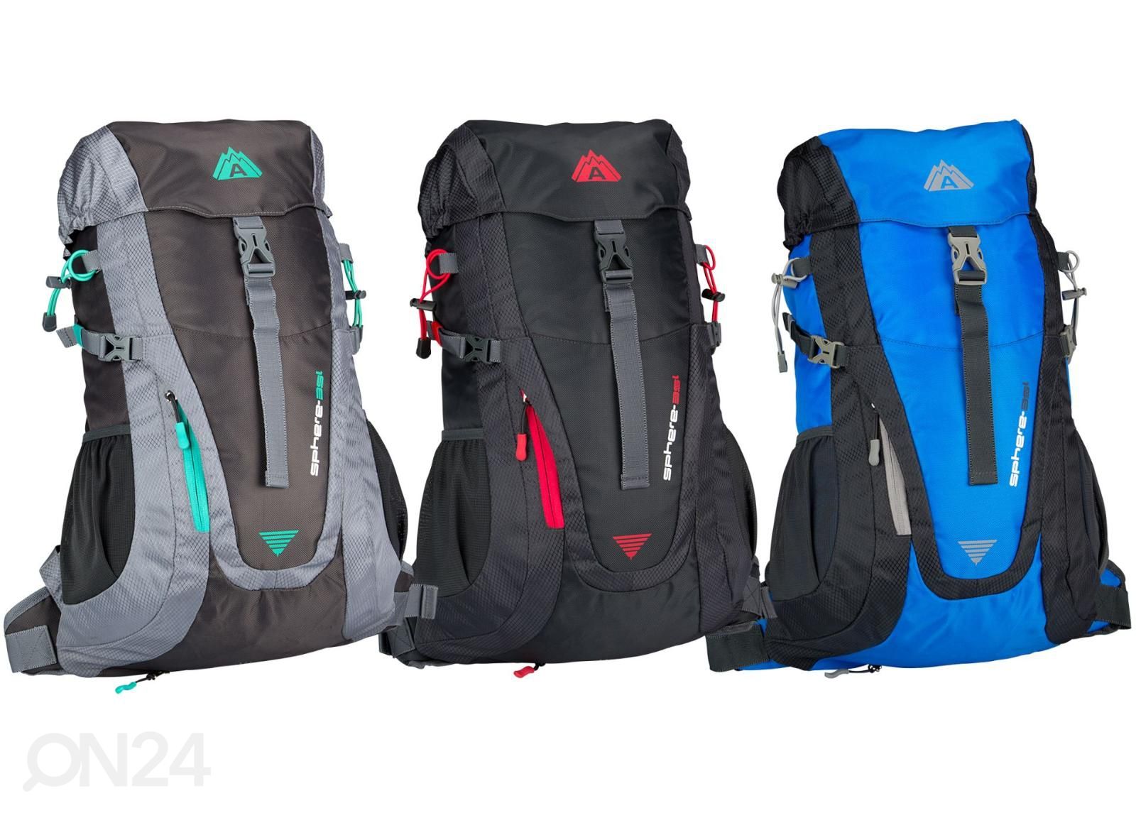Seljakott Aero-fit 30 L Abbey suurendatud