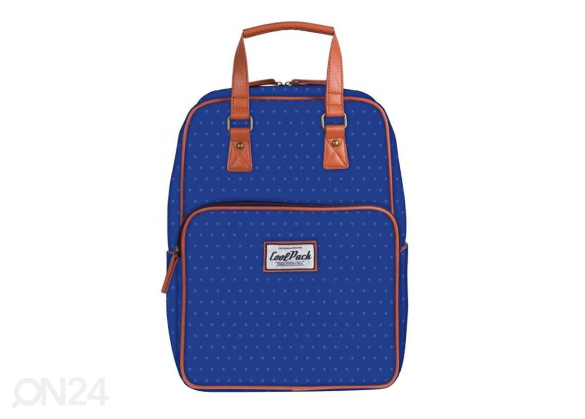 Seljakott CoolPack Cubic / Blue Dots suurendatud