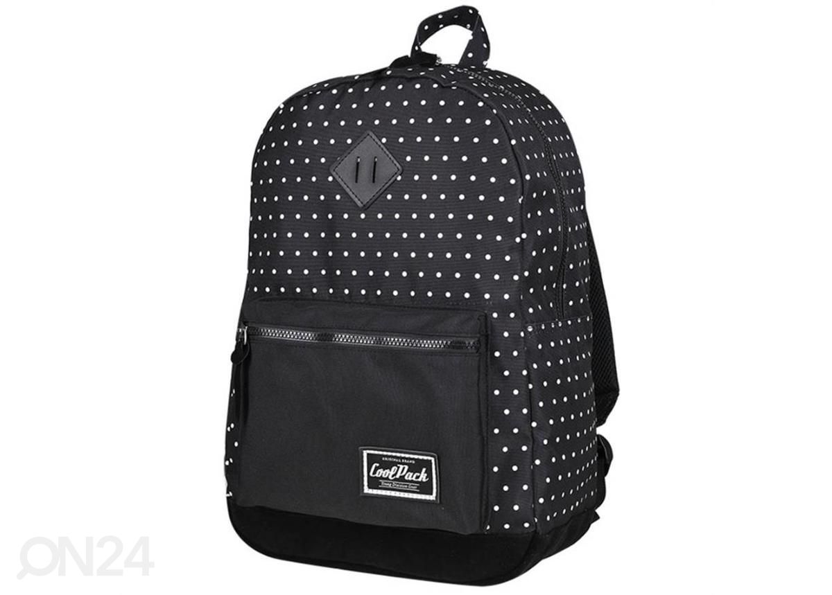 Seljakott CoolPack Grasp Black Dots 25 L suurendatud