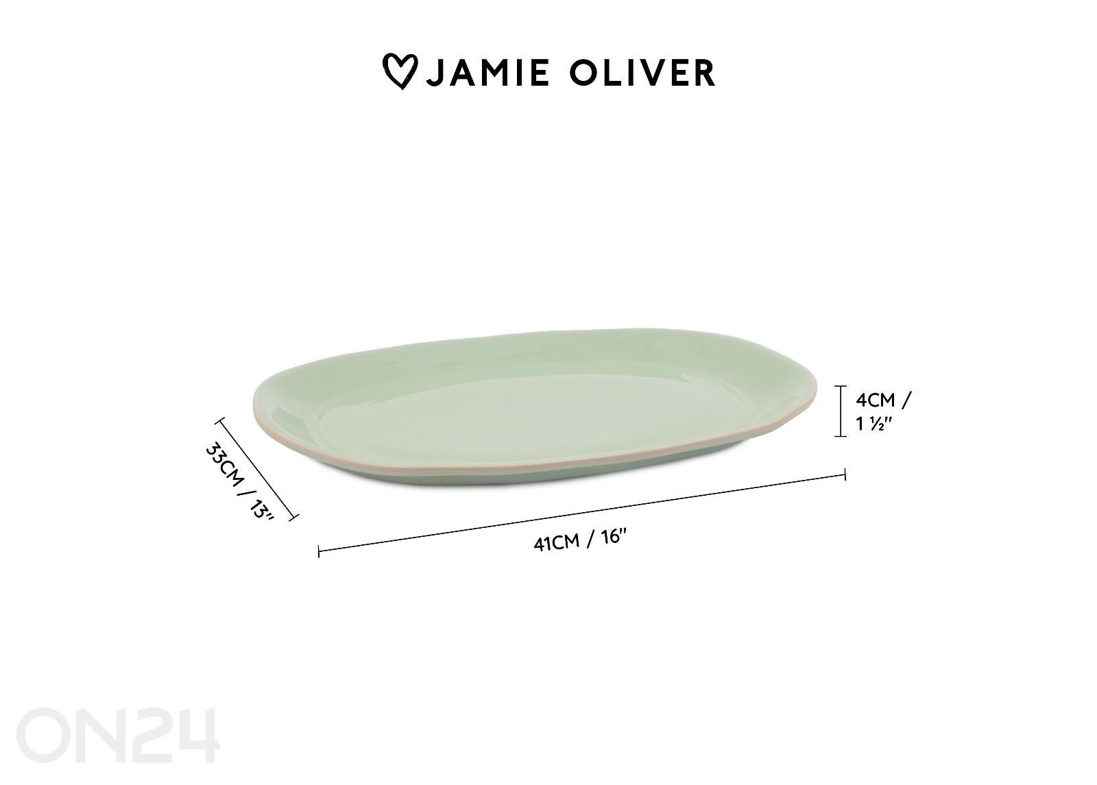 Serveerimisalus Jamie Oliver Big love feast platter 41x33x4 cm suurendatud