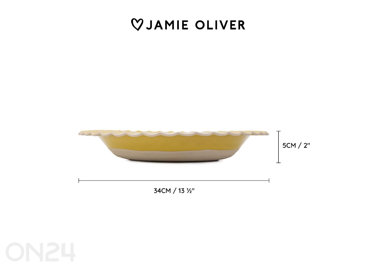 Serveerimisalus Jamie Oliver Big love super server Ø 34 cm suurendatud mõõdud