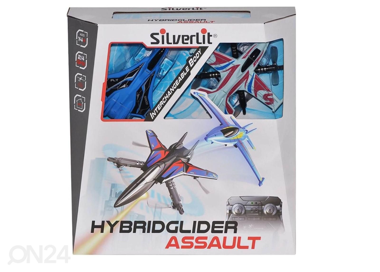 Silverlit Puldiga Lennuk Hybrid Glider suurendatud