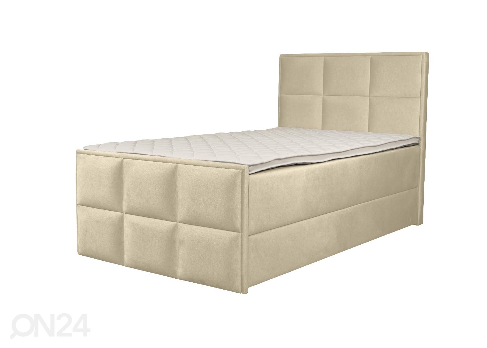 Sime Beds pesukastiga kontinentaalvoodi Helena 120x200cm suurendatud
