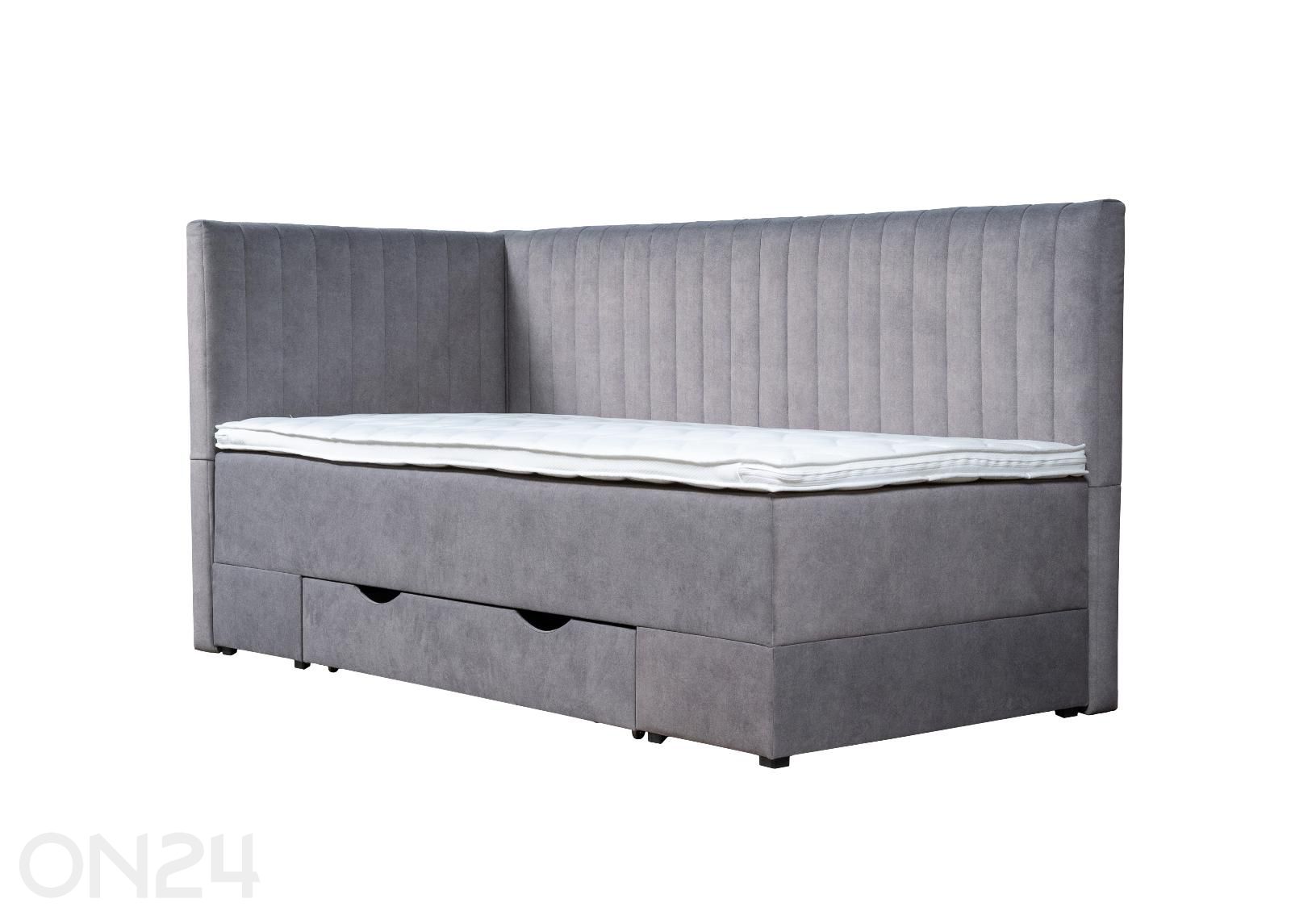 Sime Beds pesukastiga voodi Nora 80x200 cm suurendatud
