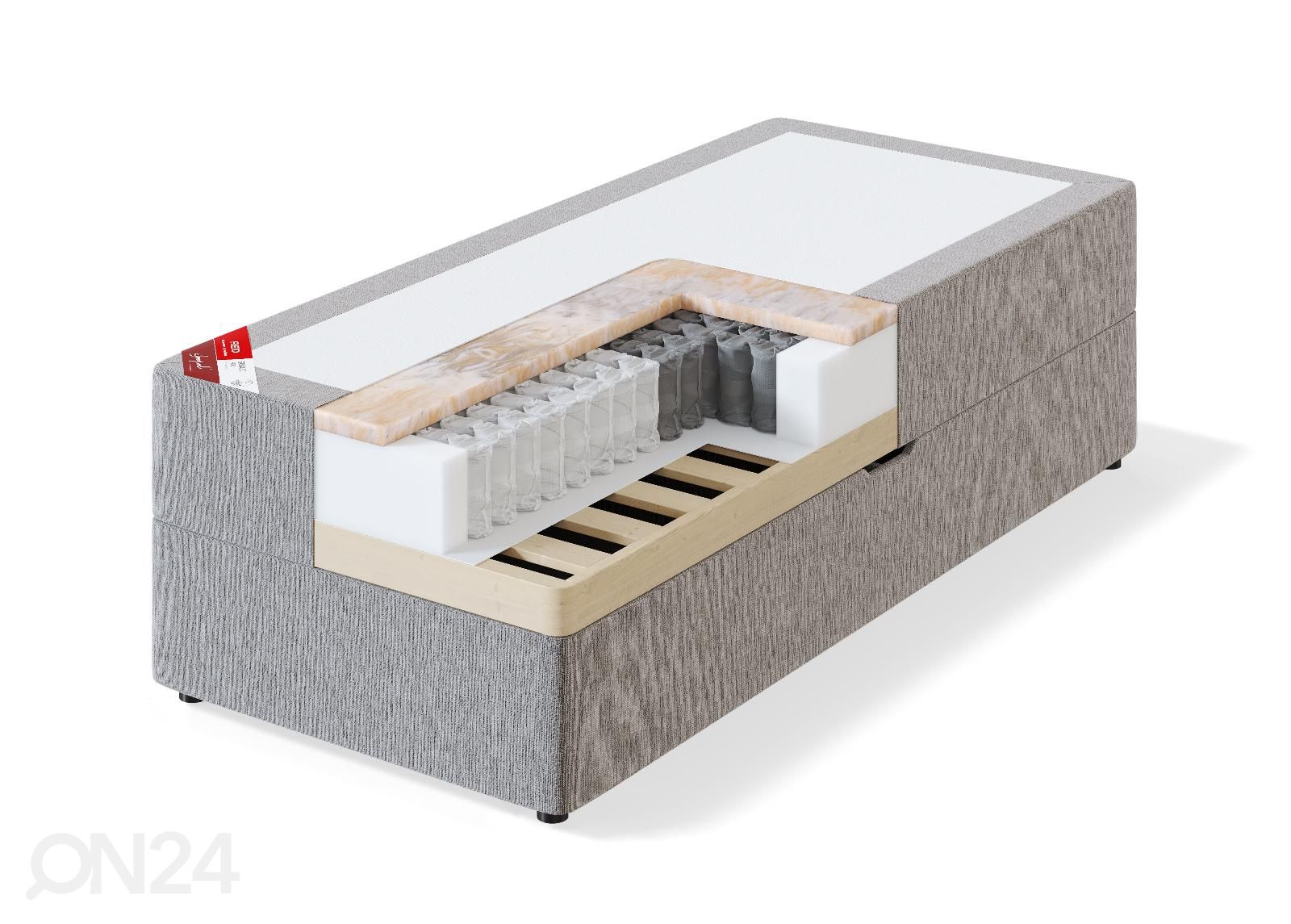 Sleepwell kušett RED POCKET STORAGE 80x200 cm suurendatud