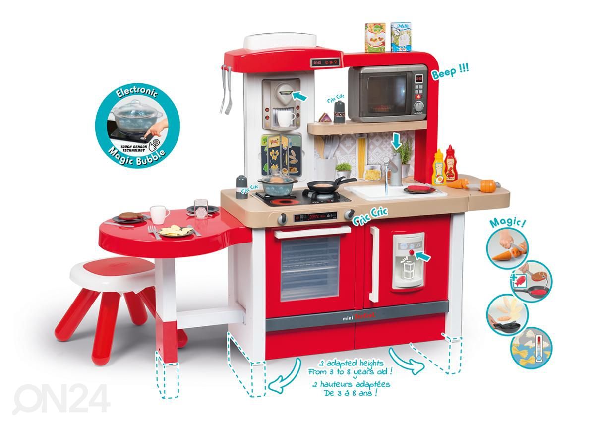 Smoby elektrooniline köök Evolutive Gourmet suurendatud