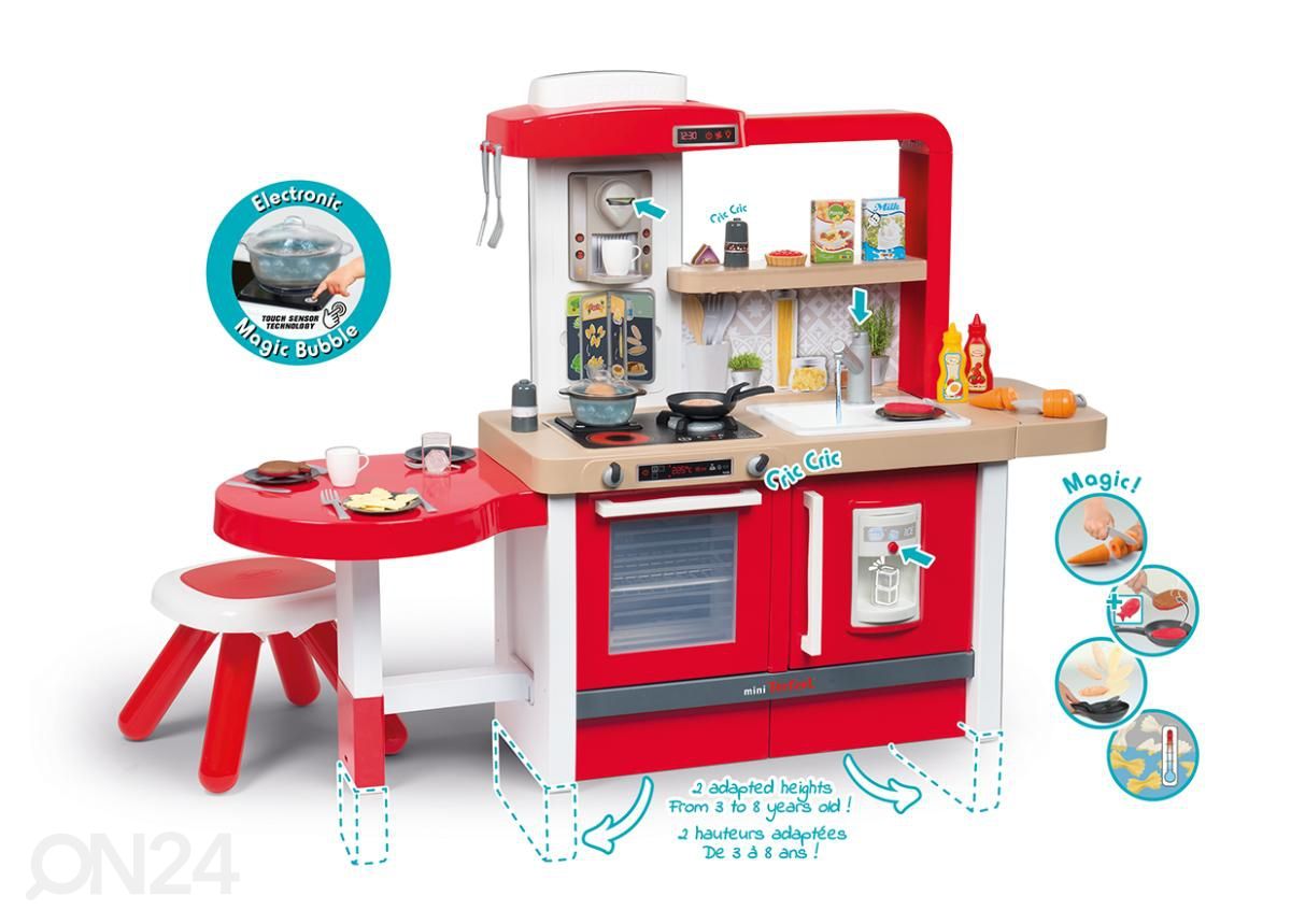 Smoby elektrooniline köök Evolutive Grand Chef suurendatud