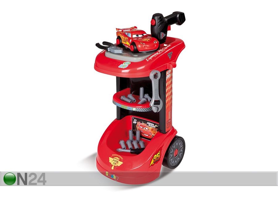 Smoby töölaud-käru Cars 2 GP suurendatud