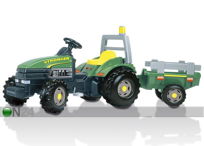 Smoby traktor käruga suurendatud