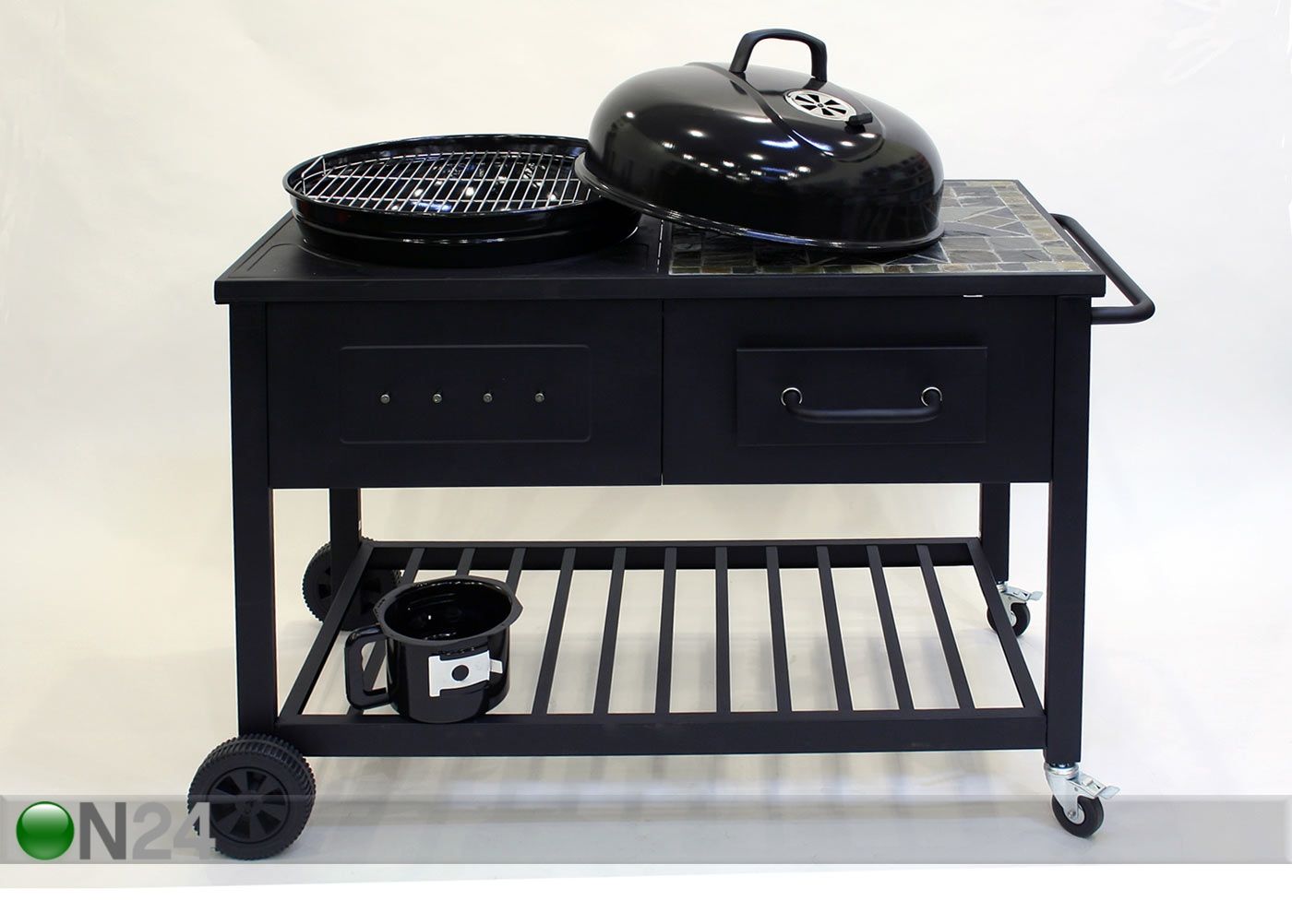 Söegrill kiviornamendist lauapinnaga suurendatud