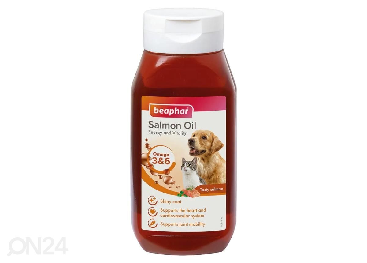 Söödalisand Beaphar Salmon Oil 425 ml suurendatud