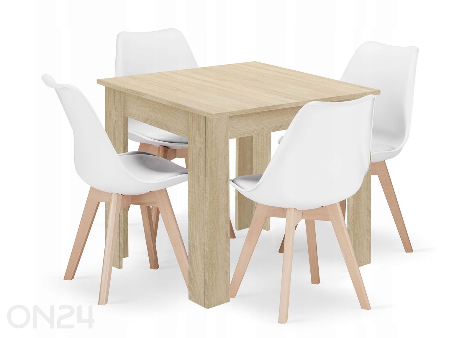 Söögilaua komplekt laud + 4 tooli suurendatud