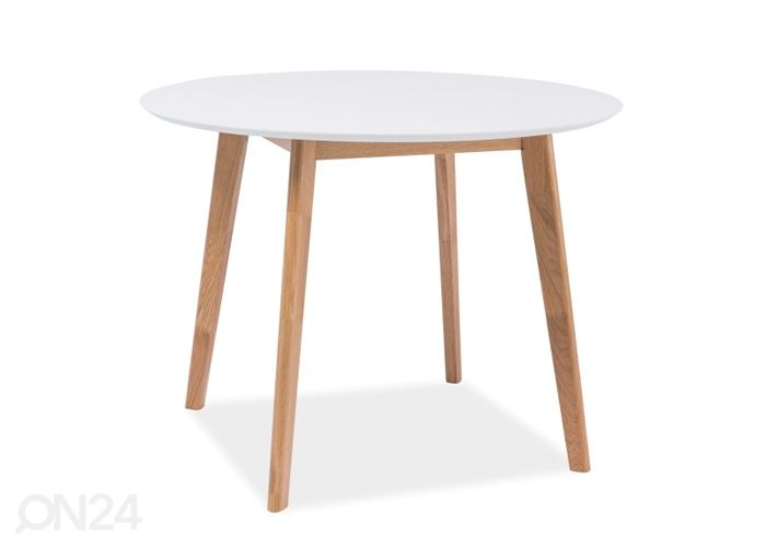 Söögilaud Ø 100 cm suurendatud