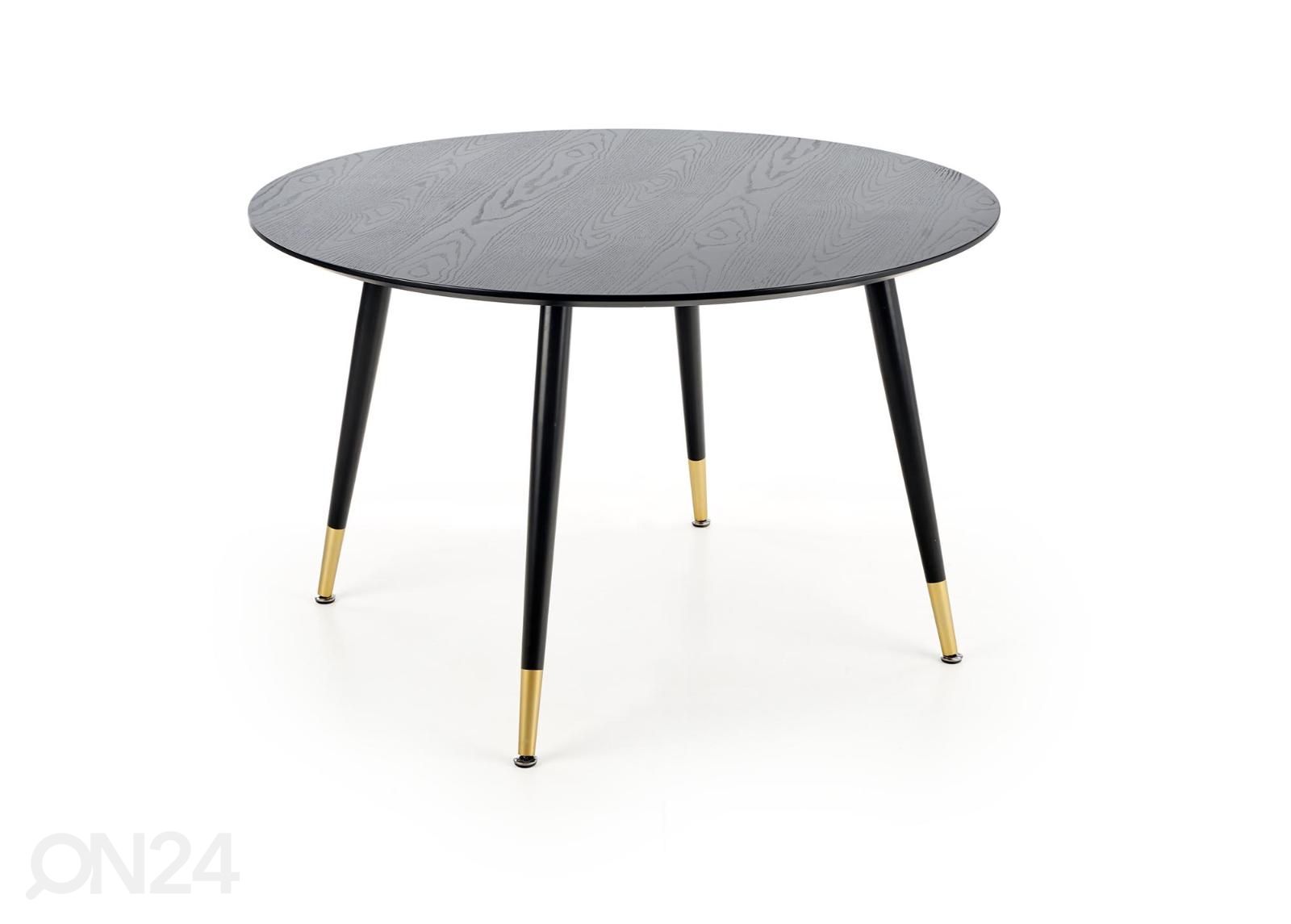 Söögilaud Ø 120 cm suurendatud