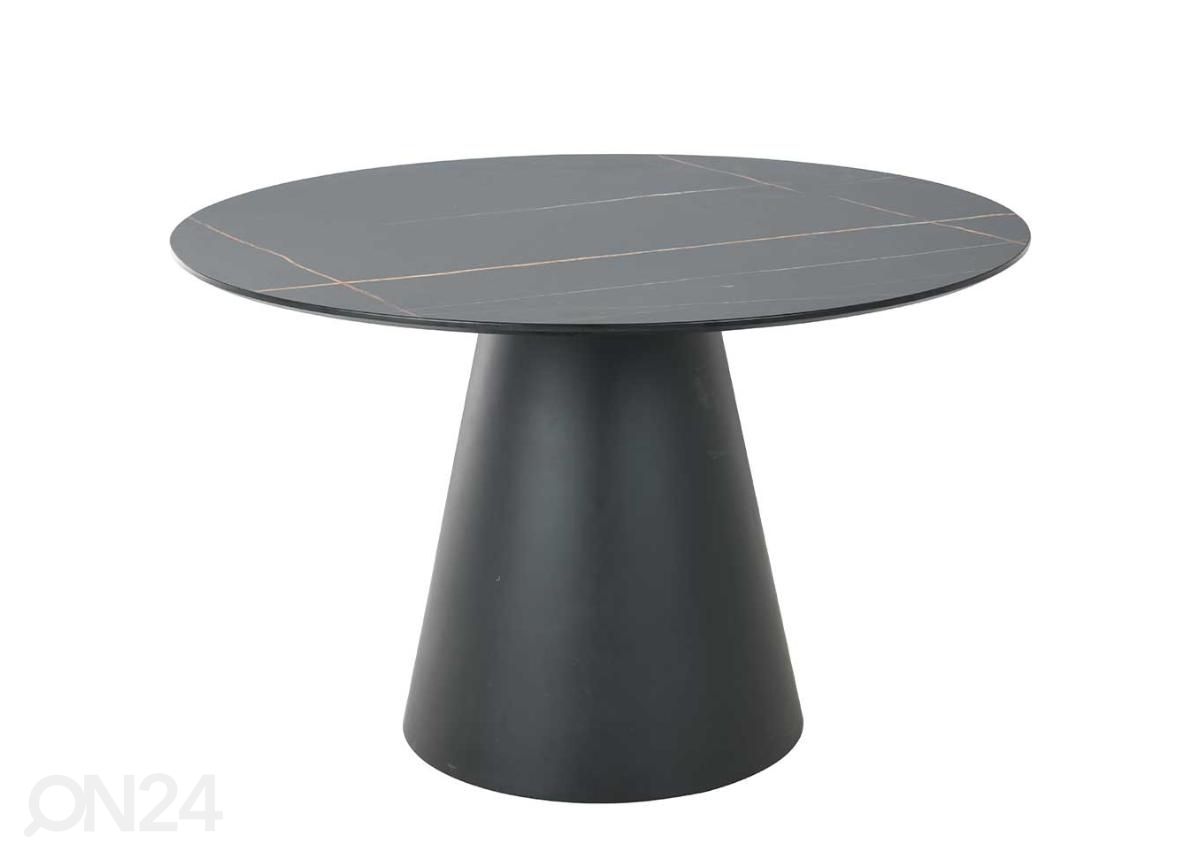 Söögilaud Ø 120 cm suurendatud