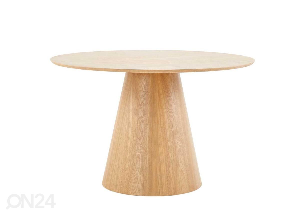Söögilaud Ø 120 cm suurendatud