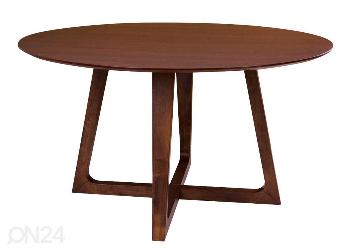 Söögilaud Ø 137 cm suurendatud