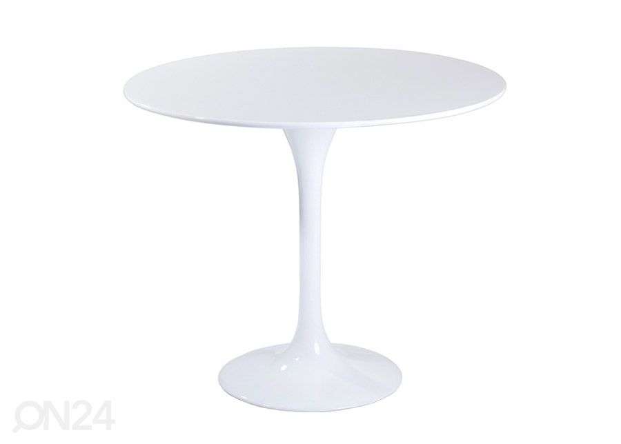 Söögilaud Ø 80 cm suurendatud