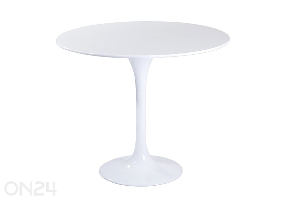 Söögilaud Ø 80 cm suurendatud