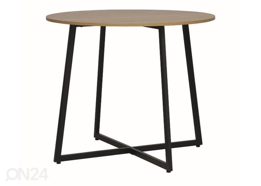 Söögilaud Ø 90 cm suurendatud
