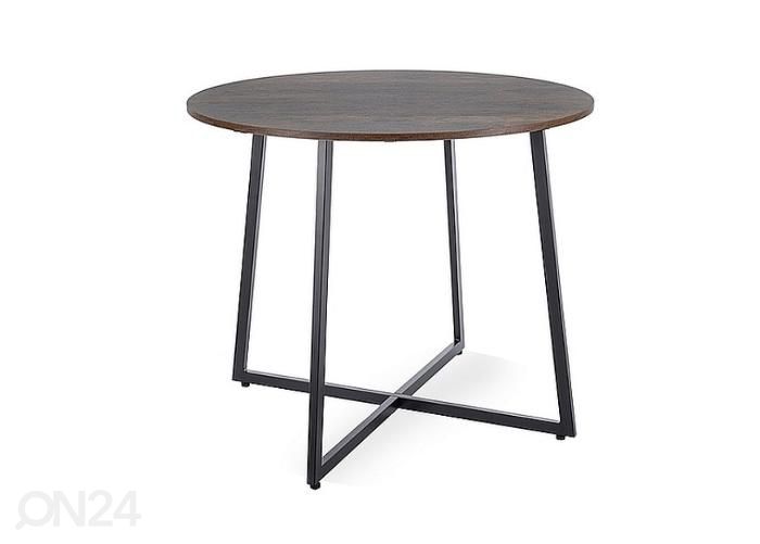 Söögilaud Ø 90 cm suurendatud