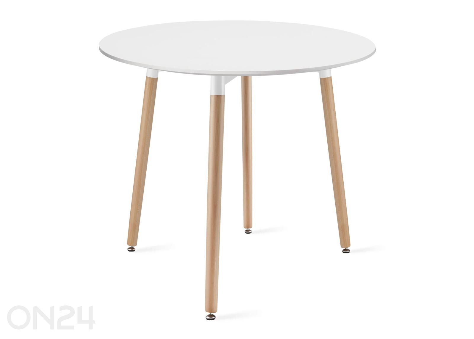 Söögilaud Ø80 cm suurendatud