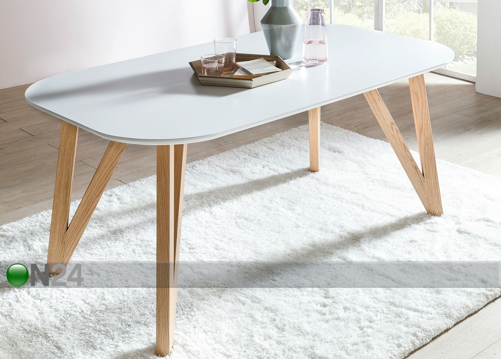 Söögilaud 200x90 cm suurendatud