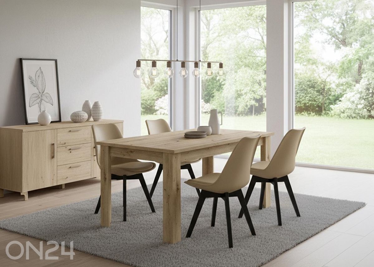 Söögilaud 80x120 cm suurendatud